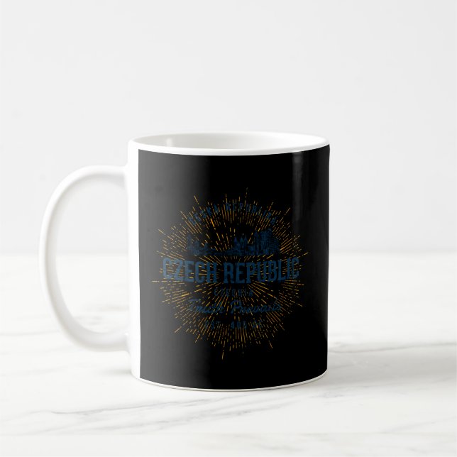Taza De Café República Checa de estilo (Izquierda)