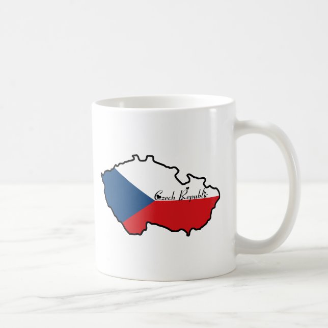 Taza De Café República Checa fresca (Derecha)