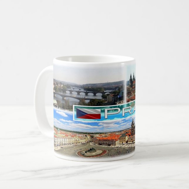 Taza De Café República Checa - Praga - Prag - Praha - (Anverso izquierdo)