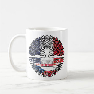 Taza De Café República Checa República Francesa Francia Árbol R