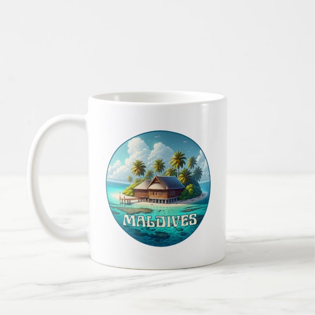 Taza De Café República de Maldivas (Izquierda)