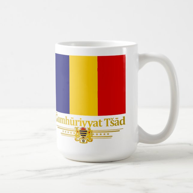 Taza De Café República del Chad (árabe) (Derecha)