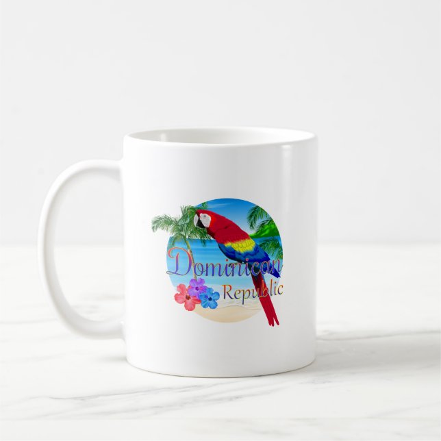 Taza De Café República Dominicana Tropical (Izquierda)