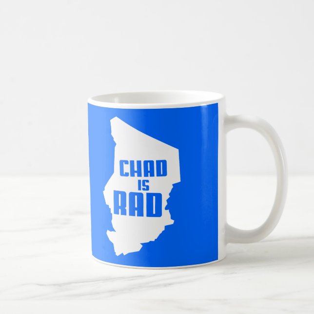 Taza De Café República eo Tchad es el Rad (sólido) (Derecha)
