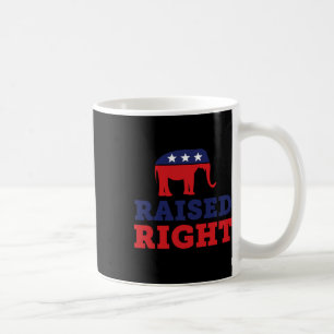 Taza De Café Republicano conservador criado a la derecha