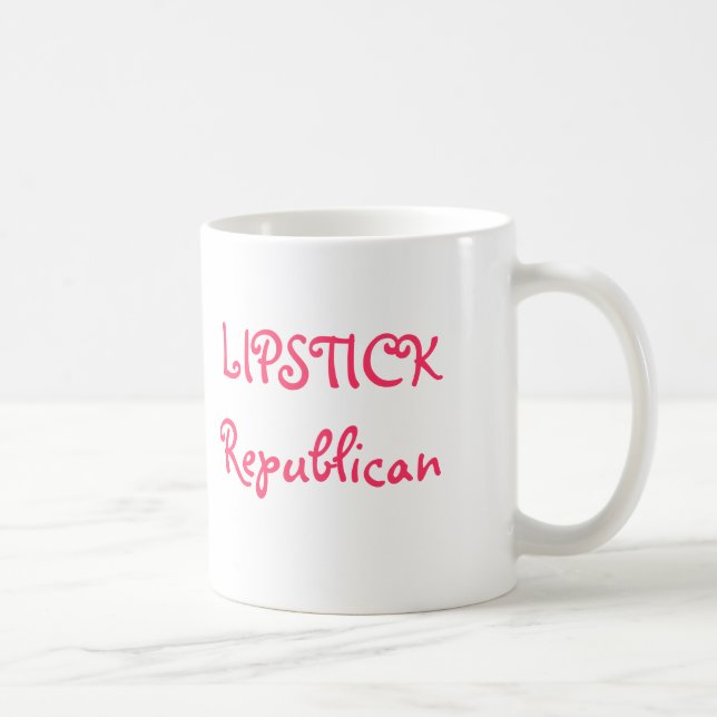 Taza De Café Republicano del LÁPIZ LABIAL (Derecha)