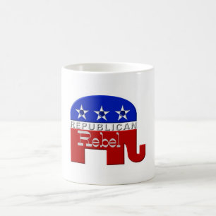 Taza De Café Republicano-Elefante