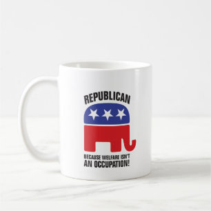 Taza De Café ¡Republicano - porque el bienestar no es un