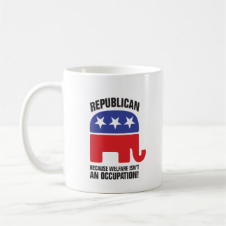 Taza De Café ¡Republicano - porque el bienestar no es un