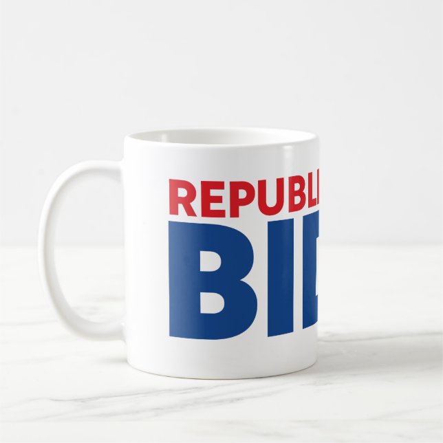 Taza De Café Republicanos Por El Café De Biden (Izquierda)