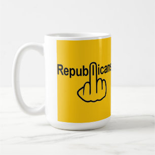 Taza De Café Republicanos se vuelcan con la pajarita