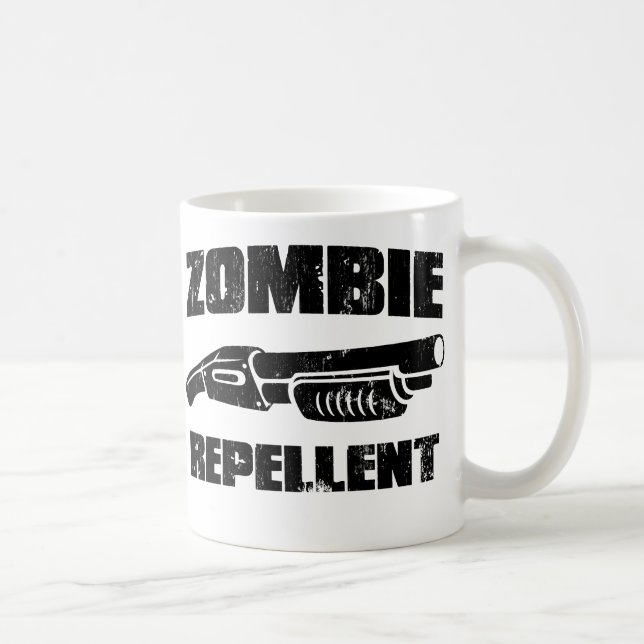 Taza De Café repulsivo del zombi - la escopeta (Derecha)