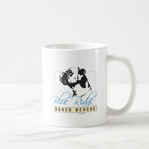 Taza De Café Rescate azul del boxeador de Ridge