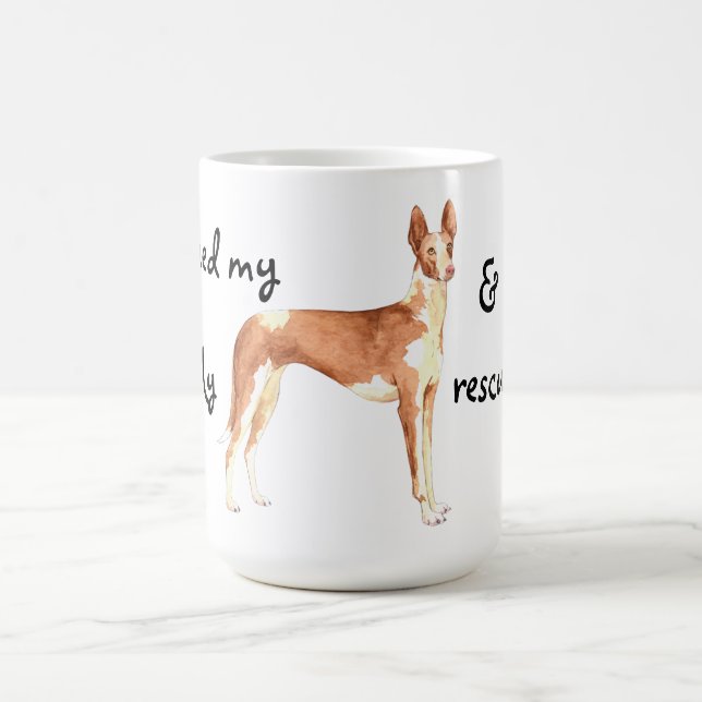 Taza De Café Rescate bibicenca del café Mug (Centro)