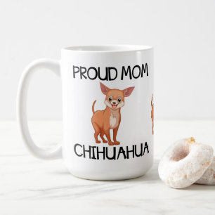 Taza De Café Rescate de cachorros de Chihuahua Mamá Regalo de a
