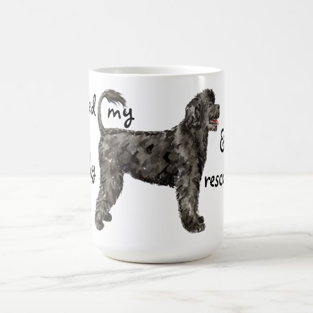 Taza De Café Rescate de Perro Agua Portugués (Centro)