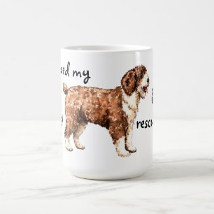 Taza De Café Rescate de Perro de Agua Español