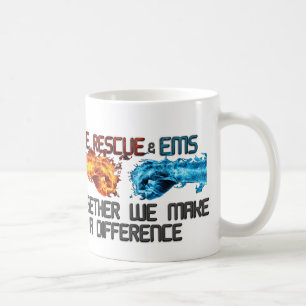 TAZA DE CAFÉ RESCATE DEL FUEGO Y EL CCSME JUNTOS DIFERENCIAMOS