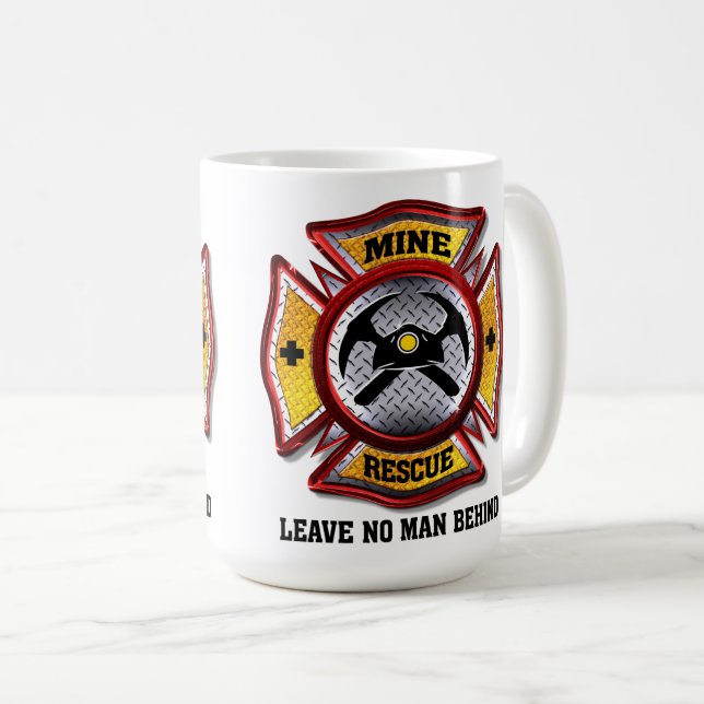 TAZA DE CAFÉ RESCATE MINERO (Anverso derecho)