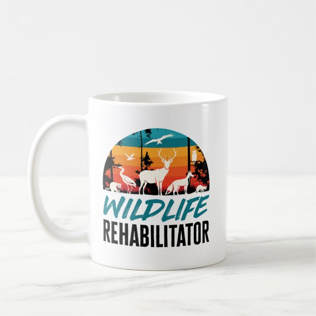 Taza De Café Rescate para rehabilitación de vida silvestre (Izquierda)