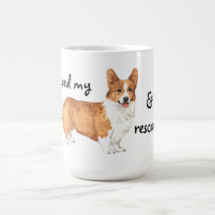 Taza De Café Rescate Pembroke Welsh Corgi