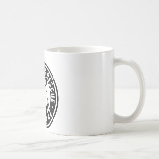 Taza De Café Rescate sonriente del perro