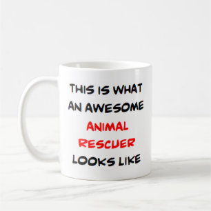 Taza De Café rescatista animal, increíble