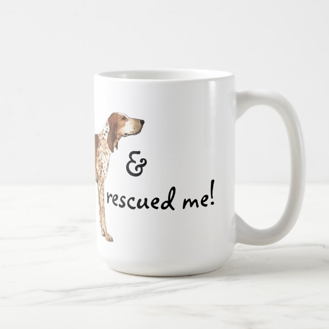 Taza De Café Rescue American English Coonhound (Derecha)