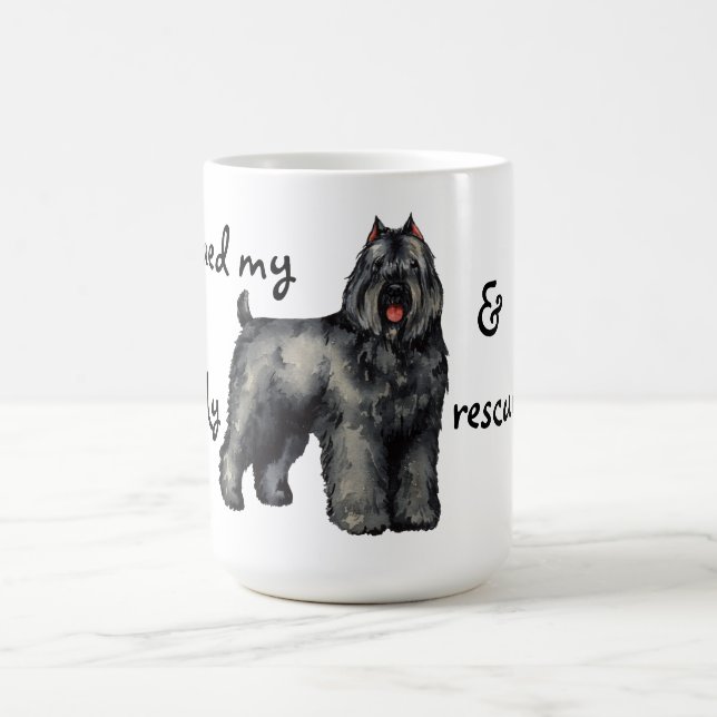Taza De Café Rescue Bouvier (Centro)