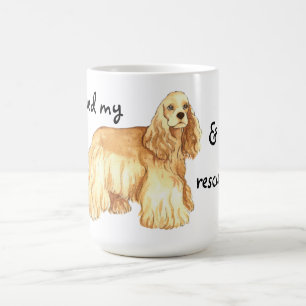 Taza De Café Rescue Cocker Spaniel Coffee Mug