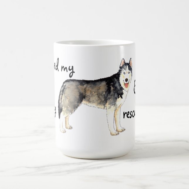 Taza De Café Rescue Husky (Centro)