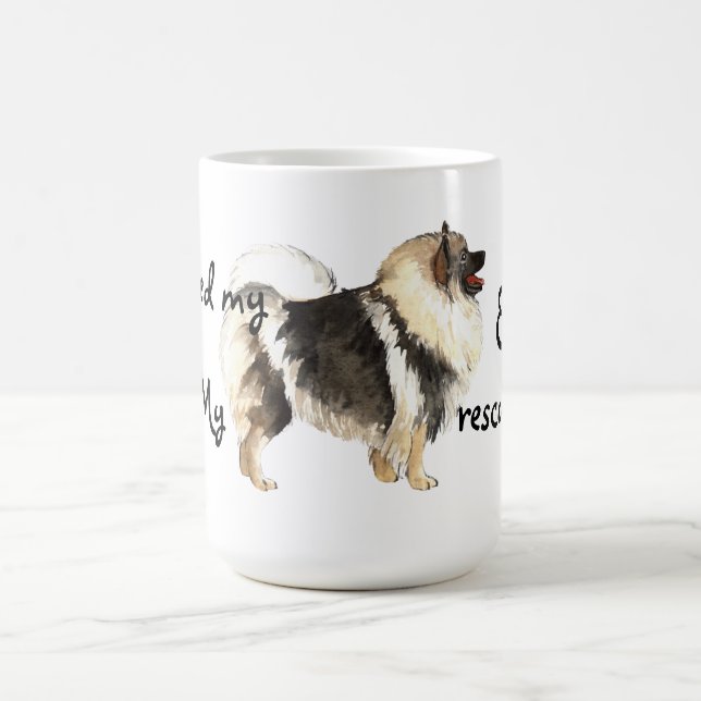Taza De Café Rescue Keeshond (Centro)