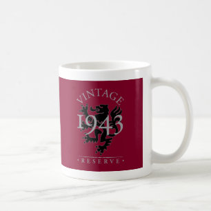 Taza De Café Reserva 1943 del vintage