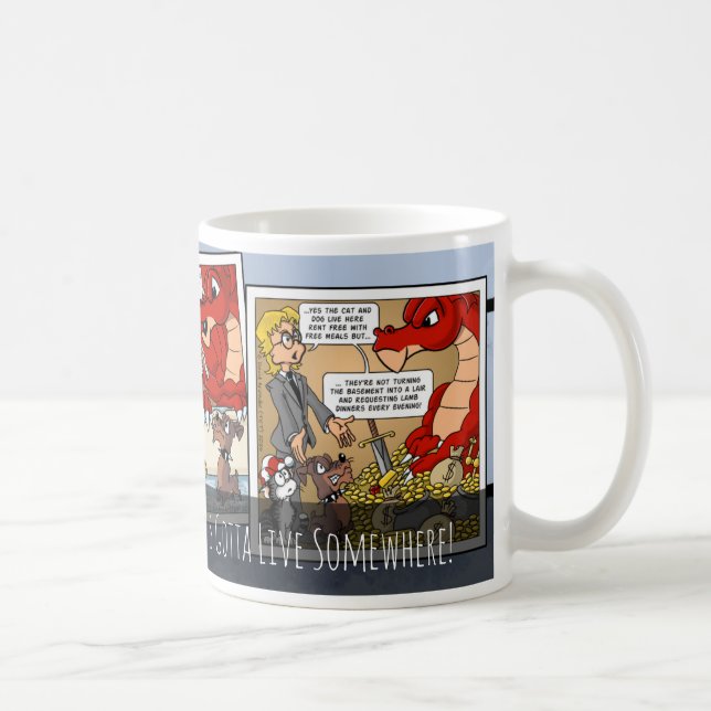 Taza De Café Resident Dragon - The Early Days of Red's Arrival (Derecha)