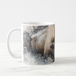 Taza De Café Resiliencia en invierno: Bison Coffee Mug