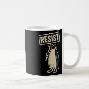 Taza De Café Resista a la protesta de pingüinos contra el gráfi