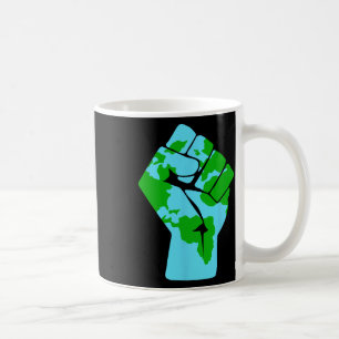 Taza De Café #resiste Calentamiento Glol Tierra Madre Medio Amb