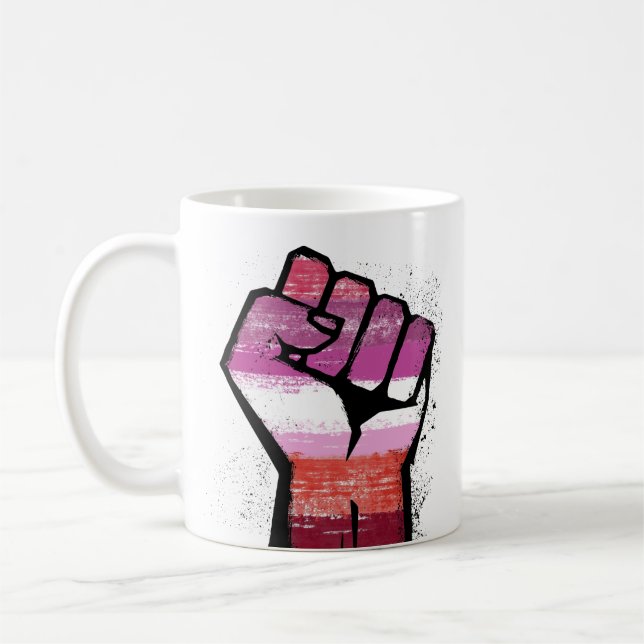 Taza De Café Resistencia Lesbiana (Izquierda)