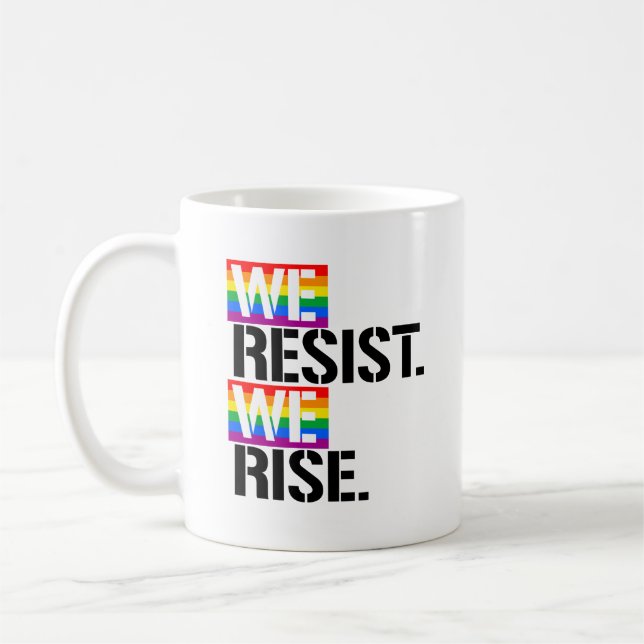 Taza De Café Resistimos Nos levantamos (Izquierda)