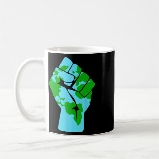 Taza De Café #resistir Calentamiento Global Madre Tierra Medio 