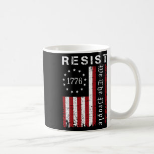 Taza De Café Resistir La Protesta Nosotros, La Bandera Del Pueb