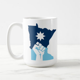 Taza De Café Resistir Minnesota Puño en Alto