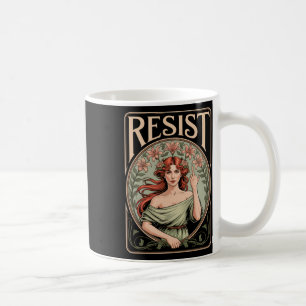 Taza De Café Resistir Nouveau Mucha Mujeres Feministas Anti-tru