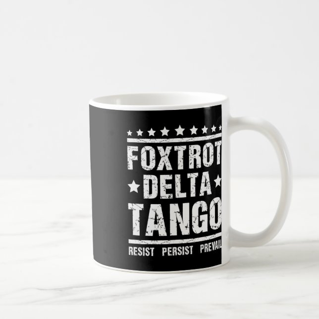 Taza De Café Resistir - Persistir Republicano Meme Divertidos F (Derecha)