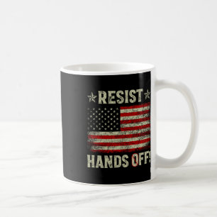 Taza De Café Resistir Sin Tocamientos Protesta Seguridad Social