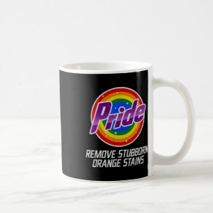 Taza De Café Resistir Trump Eliminar Manchas Naranjas Obstinada