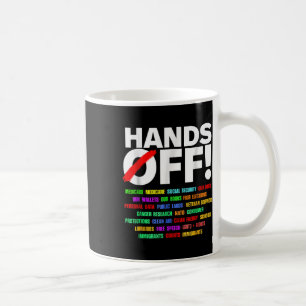 Taza De Café Resistirse a la protesta por la seguridad social