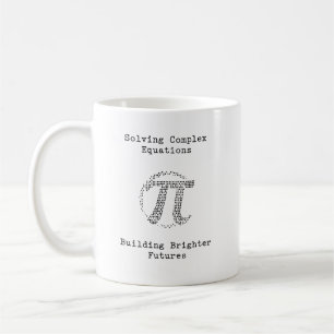 Taza De Café Resolviendo Ecuaciones, Construyendo Futuros más B