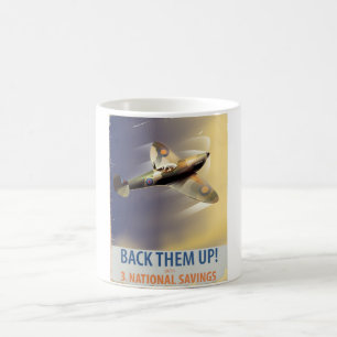 Taza De Café ¡Respaldales! Poster WW2