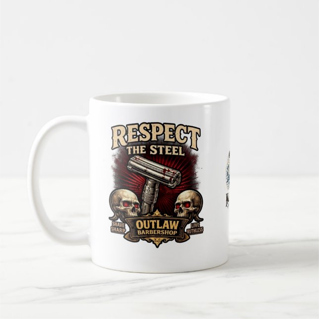 Taza De Café Respect the Steel DE Mug (Izquierda)